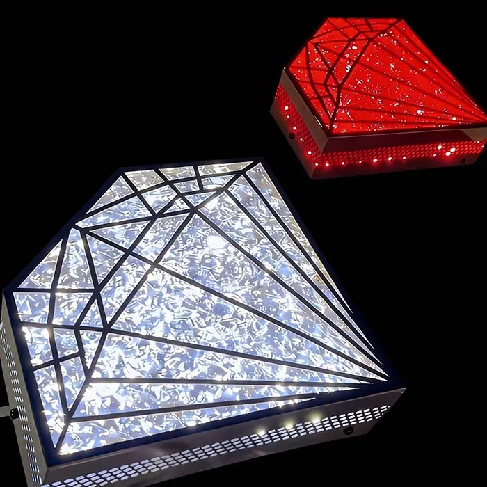 projet réel à perforations effet diamant